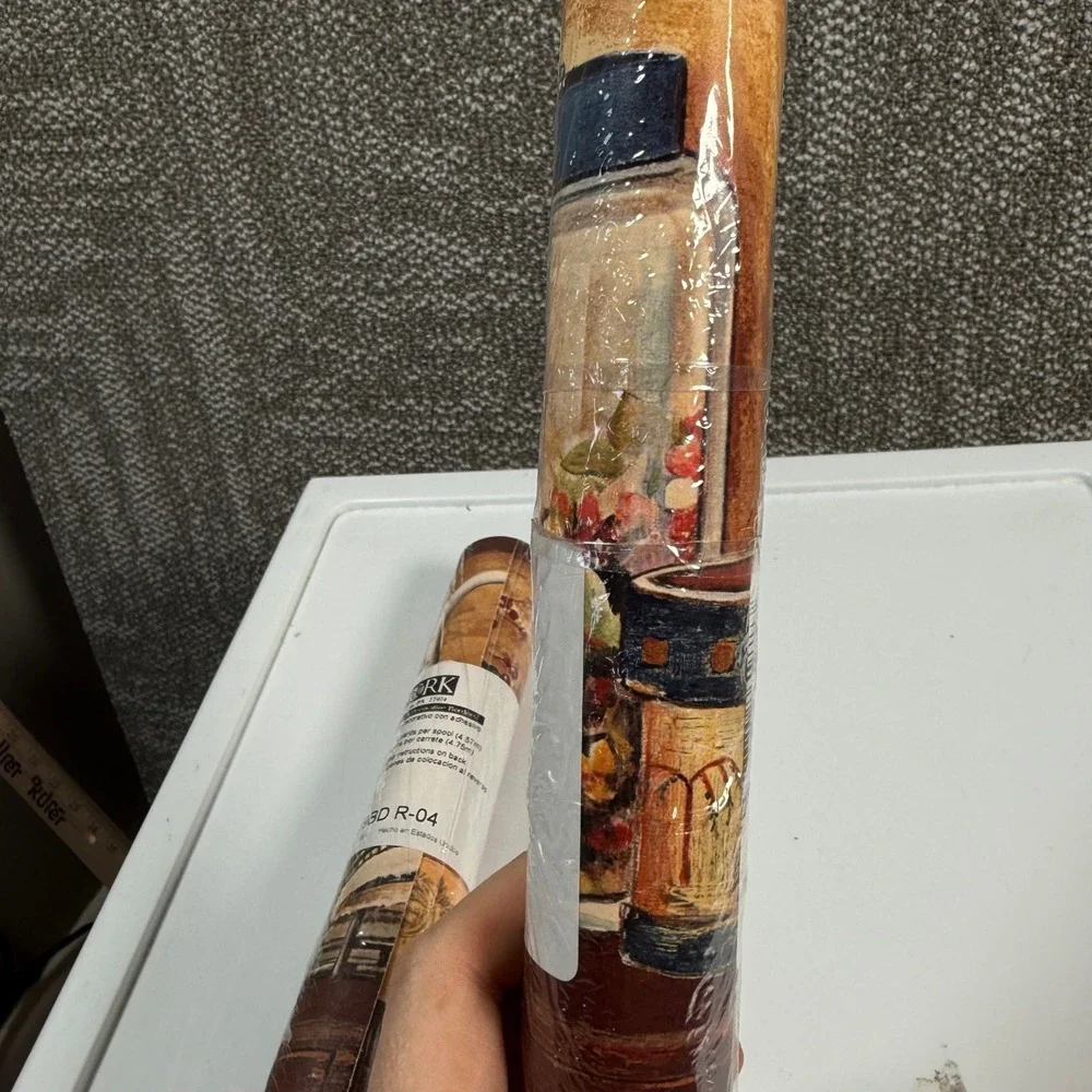 York Prepasted Decorative Wallpaper Border Primitive Country 10 yard Cottagecore